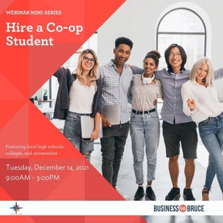Hire a Co-op Student  Graphic